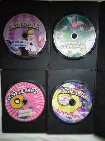 Kasete, CD i DVD: Crtani filmovi sinhronizovani na srpski,cena za kom — 10