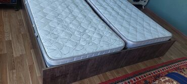 уловая кровать чердак: Б/у, Двуспальная кровать, С матрасом, Турция