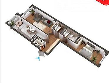 regency: 2 комнаты, 62 м², Южная Магистраль Элитка, 13 этаж, Евроремонт — 2