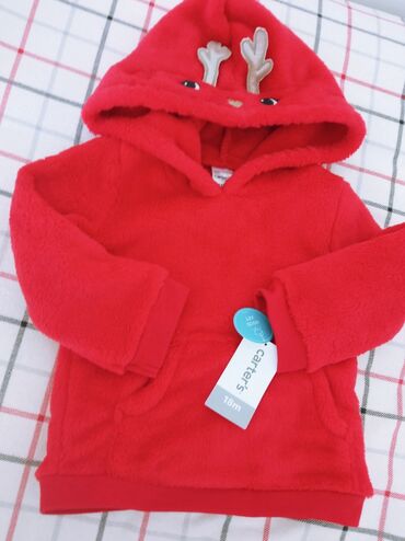 пиджак красный: Новая! Толстовка Оленёнок carter's из США (оригинал!). Ткань