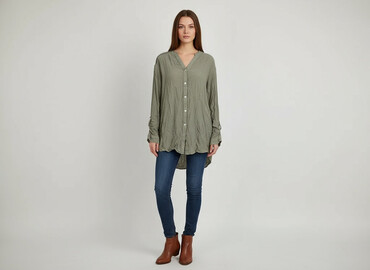 koszula słowiańska lniana: Fransa, Women`s shirt, size L