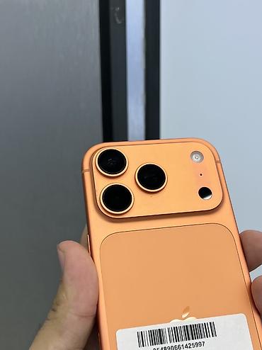 dji pro: IPhone 17 Pro, Б/у, 256 ГБ, Оранжевый, Защитное стекло, Чехол, В рассрочку, 95 % — 3