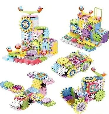 lindex devojcice: Kocke za Sklapanje - Građevinski Set za Igru 🧱🎉 Električni — 2