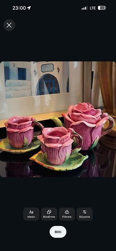 Çay dəsti, Keramika