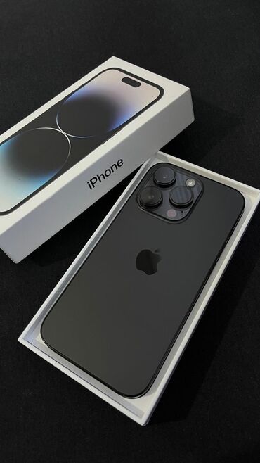 Apple iPhone: IPhone 14 Pro Max, Б/у, 256 ГБ, Черный, Кабель, 100 %