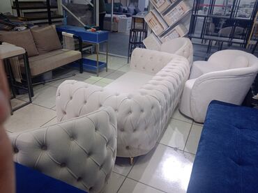 Прямые диваны: Диван два кресло Честер Новые
ТЦ ТААТАН 
в наличие — 9