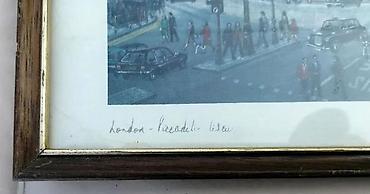 Slike i ramovi: London Picadilli Circus, H. Moss. Čuveni vintage otisak. COCA-COLA — 4
