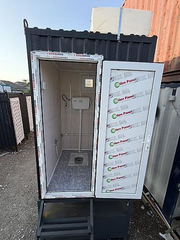 nasoslar və hidroforlar: Metal karkaslı, konteyner tipli mobil tualet kabinəsi - Ölçü — 2