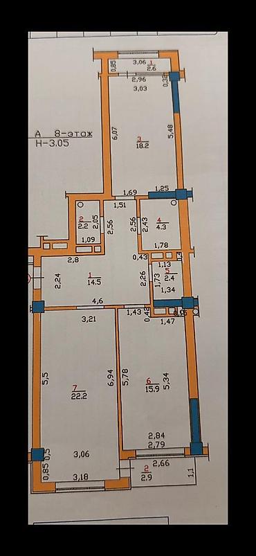 Продажа квартир: 2 комнаты, 80 м², Элитка, 8 этаж, Евроремонт — 10