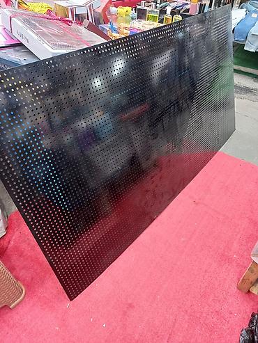Metal listlər: Perforasiyalı metal lövhə - Material: qara rəngli metal (toz boya — 3