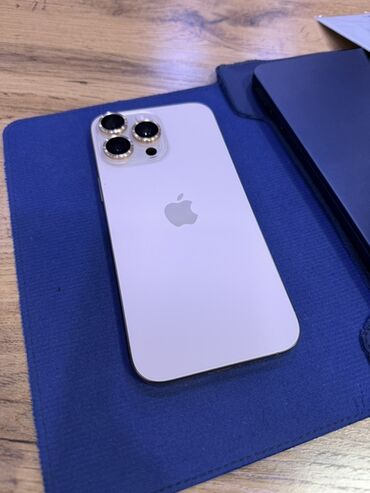 новый айфон 11 про макс: IPhone 16 Pro Max, Колдонулган, 256 ГБ, Desert Titanium, Куту, 100 %