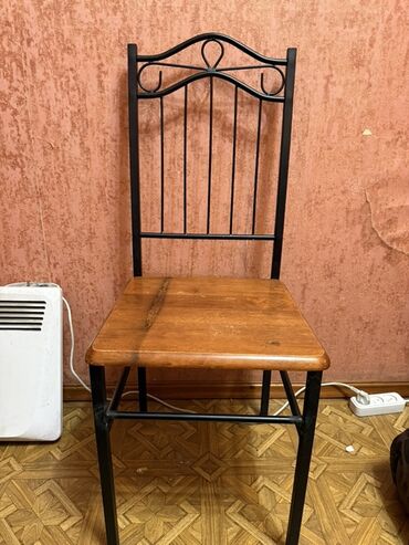 для кафе столы: Ашкана үчүн отургуч, Жыгач, түсү - Кара