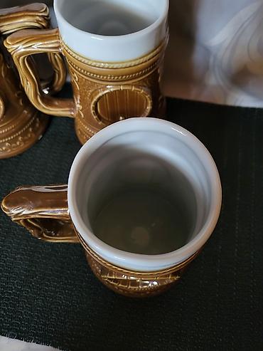 Čaše: Krigle nove Zajecar porcelan iz 70ih.god. Nove porcelanske — 8