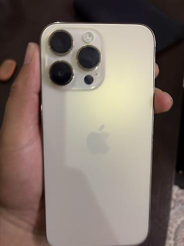 iphone xt: IPhone 14 Pro, Б/у, 256 ГБ, Золотой, 83 % — 10