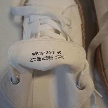 zara haljina s: Beli ženski platneni patike/espadrile DeeZee - Brend/model: DeeZee — 4