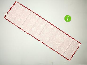 скатертина: Скатертина 108 x 31, колір - Червоний, стан - Дуже гарний — 3