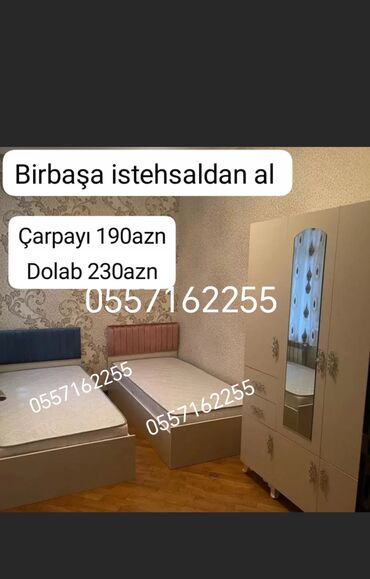 Yataq otağı dəstləri: Təknəfərlik çarpayı, Komod, Termo, Tumba, Yeni -da lalafo.az — 11 Yataq otağı dəstləri: Təknəfərlik çarpayı, Komod, Termo, Tumba, Yeni — 11