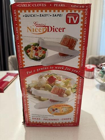sogan dograyan: Genius Nicer Dicer – “As Seen on TV” çoxfunksiyalı tərəvəz-meyvə — 2