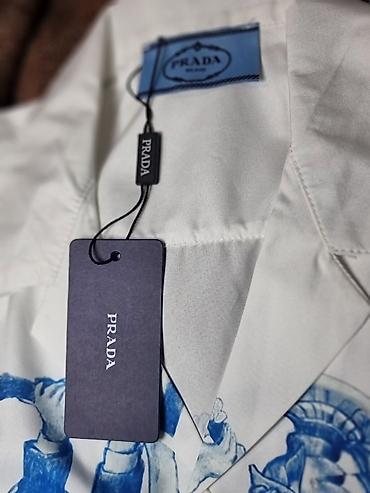 рубашка китон: Prada Рубашка с коротким рукавом. ОБСОЛЮТНО НОВАЯ. ОРИГИНАЛ — 7