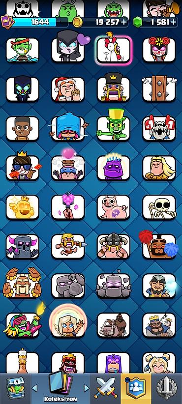 sandıqca: Clash Royale hesabı – geniş emosiya kolleksiyası və resurslarla - — 4
