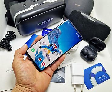 Samsung: Samsung Galaxy S10 5G, Б/у, 256 ГБ, 1 SIM, 2 SIM, eSIM — 1