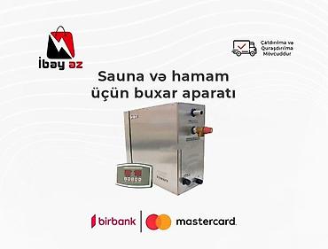 buxar ütüsü qiyməti: Sauna və hamam üçün buxar aparatı Model: LAA 150 Ölçüləri: 455/190/430 — 1