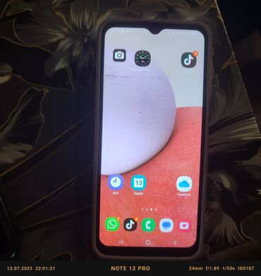 samsun a35: Samsung Galaxy A13, 64 GB, rəng - Ağ, Barmaq izi, İki sim kartlı