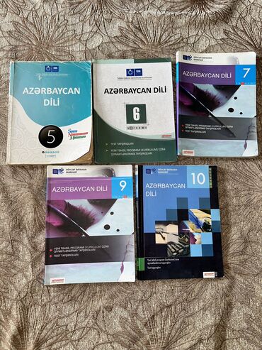 musiqi kitabi 3 ci sinif: Azərbaycan dili 5-6-7-9-10 ci sinif test kitabları. 5 ci sinif olan 2