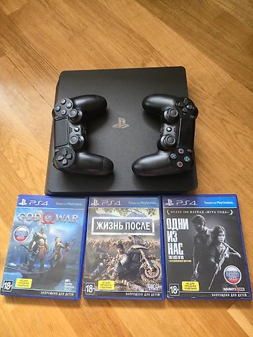 PlayStation 4 Slim 1 TB - ideal vəziyyətdə, çox az istifadə olunub