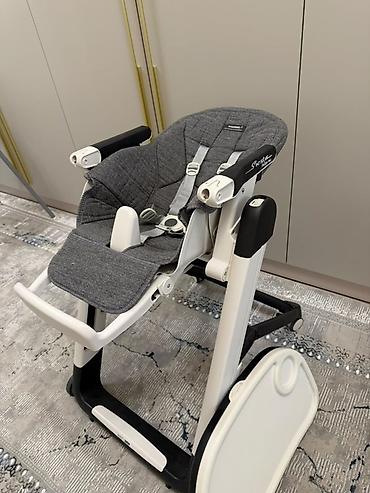 argus air: Стульчик для кормления, Б/у, Peg perego, Пластик, Трансформер, цвет - Серый, Самовывоз — 7