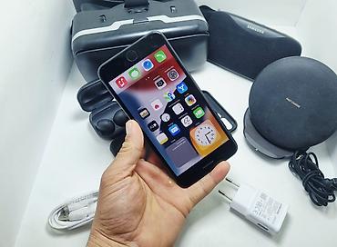 Apple iPhone: IPhone 7 Plus, Б/у, 128 ГБ, Черный, Наушники, Зарядное устройство, Защитное стекло, 89 % — 1