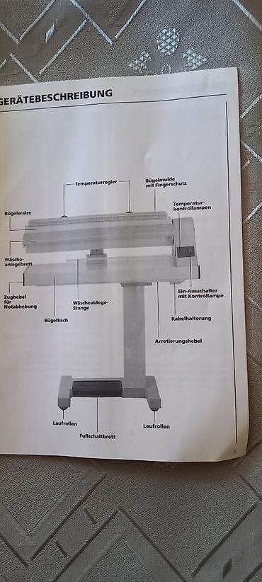 greje: Mašina za peglanje veša OCEAN BM3575 - polovno 120 Eura, dogovor U — 3