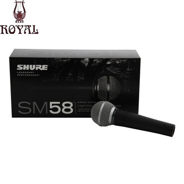 shure: Vocal microphones.Shure SM-58
