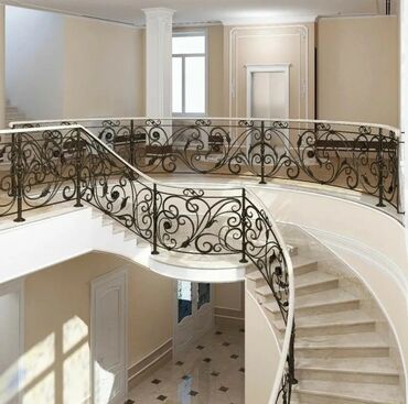 Pilləkən məhəccərləri: Metal EN MMC olaraq istədiyiniz forma və ölçüde demir işlerinin — 27