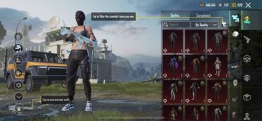 mobil nömrə satışı: Bu PUBG Mobile oyun hesabı geniş geyim və silah dəriləri kolleksiyası