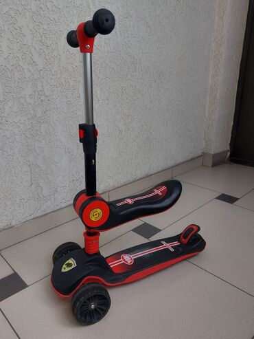 самокат фирмы scooter: Детский самокат, Трёхколёсный, Б/у