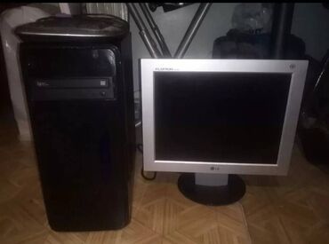 oyun kompüterlər: UCUZ PC + Monitor + Klaviatura Personal komputer + Monitor +