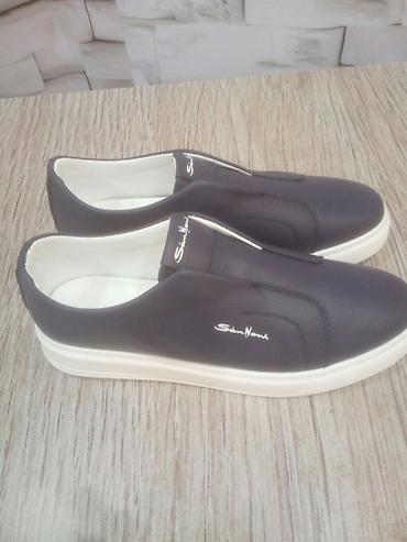 Мужская обувь: SərinNost brendi slip-on kişi krossovkası - Rəng: tünd boz/qara — 2