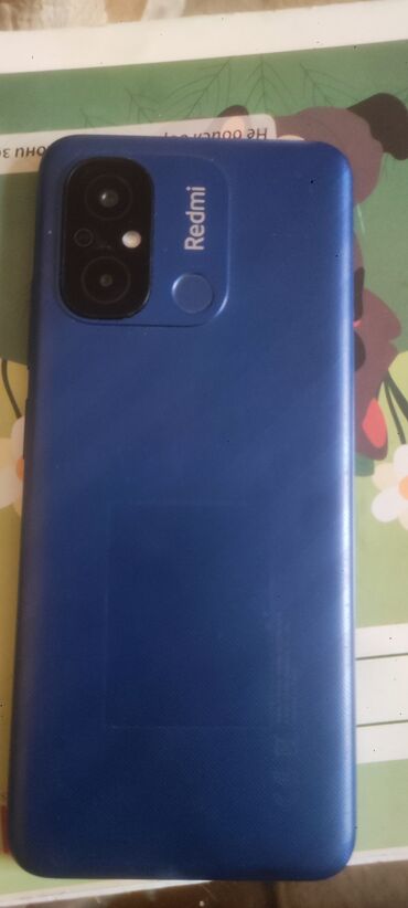 300 manata telefon: Xiaomi Redmi 12C, 8 GB, rəng - Göy, 
 Sensor, Barmaq izi, İki sim kartlı