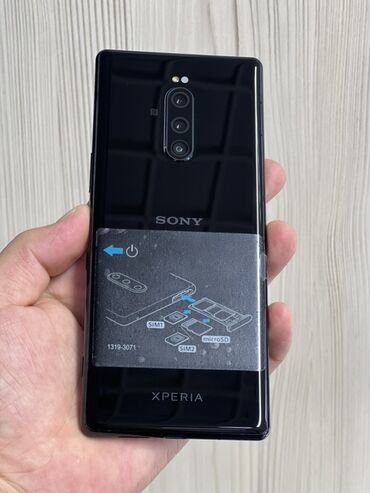 купить напольный кондиционер в бишкеке: Sony Xperia 1, Новый, 128 ГБ, цвет - Черный, 2 SIM