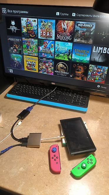 Nintendo Switch: Продаю прошитый Nintendo switch встроенная память 32+128гб флешка — 6