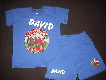 Kompleti: Deciji sorc i majca a moze da bude i kratka pidzama Vel 2-12 Cena 2200 — 2