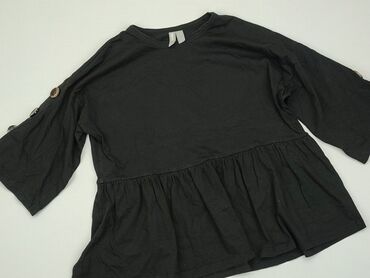 czarne bluzki z przezroczystymi rękawami: Bluzka Damska, Asos, S, stan - Dobry