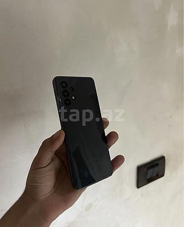 samsung tab s8: Samsung Galaxy A32, 64 GB, rəng - Qara, Sensor, Face ID — 7