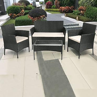 jisk ugaone garniture: Baštenska garnitura crna Bay 22-6210B Šifra proizvoda: 22-6210B-310 — 1