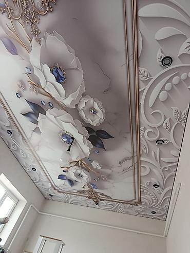 Натяжной потолок: Натяжной потолок Матовое, 3D потолки, Глянцевое Бесплатный замер, Гарантия, Монтаж — 1