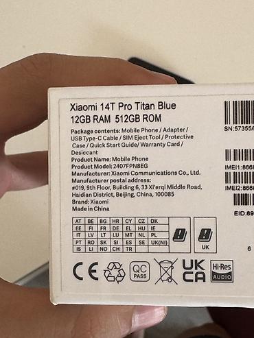 lenovo phab 2 pro: Xiaomi 14T Pro, 512 GB, rəng - Boz — 5