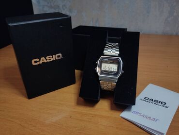 irşad iş saatı: Yeni, Qol saatı, Casio, rəng - Boz