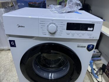 Стиральные машины: Стиральная машина Midea, Новый, Автомат, До 6 кг, Узкая — 11