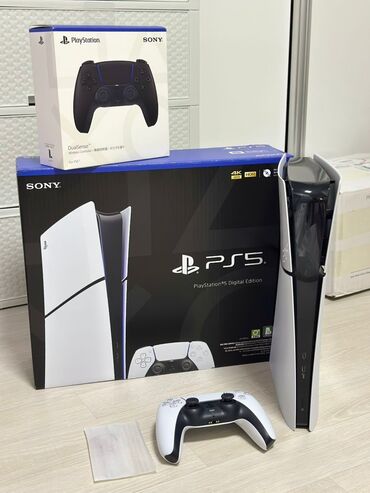 PS5 (Sony PlayStation 5): PS5 slim 1 tb 38000 сом
PS5 825 gb +подставка +1 игра 41000 сом